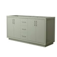 thumbnail image 1 of Wyndham Collection WCF111166DLGCXSXXMXX Icon 66" Double Free Standing Vanity Cabinet Only, 1 of 7