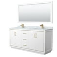 thumbnail image 1 of Wyndham Collection WCF111172DWZCMUNSM70 Icon 72" Free Standing Double Basin Vanity Set -, 1 of 7