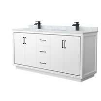 Wyndham Collection Wcf1111-72D-Nat-Mxx Icon 72" Free Standing Double Basin Vanity Set -