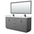 thumbnail image 1 of Wyndham Collection WCF111172DGBWCUNSM70 Icon 72" Free Standing Double Basin Vanity Set -, 1 of 7
