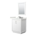 thumbnail image 1 of Wyndham Collection WCF111130SWHWQUS3M24 Icon 30" Free Standing Single Basin Vanity Set -, 1 of 7