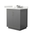thumbnail image 1 of Wyndham Collection Wcf111130s-Qtz-Us3mxx Icon 30" Free Standing Single Basin Vanity Set -, 1 of 7