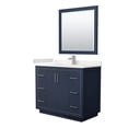 thumbnail image 1 of Wyndham Collection WCF111142SBNWQUNSM34 Icon 42" Free Standing Single Basin Vanity Set -, 1 of 7