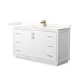 thumbnail image 1 of Wyndham Collection WCF111160SWZGTUNSMXX Icon 60" Free Standing Single Basin Vanity Set -, 1 of 7