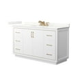thumbnail image 1 of Wyndham Collection WCF111160SWZGTUS3MXX Icon 60" Free Standing Single Basin Vanity Set -, 1 of 7