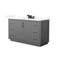 thumbnail image 1 of Wyndham Collection WCF111160SGBGTUS3MXX Icon 60" Free Standing Single Basin Vanity Set -, 1 of 7