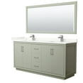 thumbnail image 1 of Wyndham Collection Wcf111172d-Qtz-Unsm70 Icon 72" Free Standing Double Basin Vanity Set -, 1 of 7