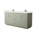 thumbnail image 1 of Wyndham Collection WCF111172DLGWQUNSMXX Icon 72" Free Standing Double Basin Vanity Set -, 1 of 7