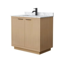 Wyndham Collection Wcf282836s-Nat-Unsmxx Maroni 36" Free Standing Single Basin Vanity Set