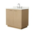 thumbnail image 1 of Wyndham Collection Wcf282836s-Qtz-Us3mxx Maroni 36" Free Standing Single Basin Vanity Set, 1 of 7