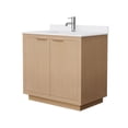 thumbnail image 1 of Wyndham Collection WCF282836SLSWCUNSMXX Maroni 36" Free Standing Single Basin Vanity Set -, 1 of 7