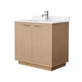 thumbnail image 1 of Wyndham Collection WCF282836SLSC2UNSMXX Maroni 36" Free Standing Single Basin Vanity Set -, 1 of 7