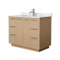 Wyndham Collection Wcf282842s-Nat-Unsmxx Maroni 42" Free Standing Single Basin Vanity Set