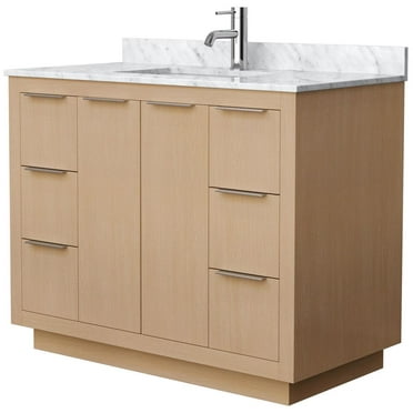Wyndham Collection Wcf282842s-Nat-Unsmxx Maroni 42" Free Standing Single Basin Vanity Set