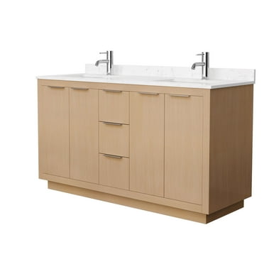 Wyndham Collection Wcf282860d-Vca-Unsmxx Maroni 60" Free Standing Double Basin Vanity Set