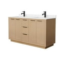 thumbnail image 1 of Wyndham Collection Wcf282860d-Vca-Unsmxx Maroni 60" Free Standing Double Basin Vanity Set, 1 of 7