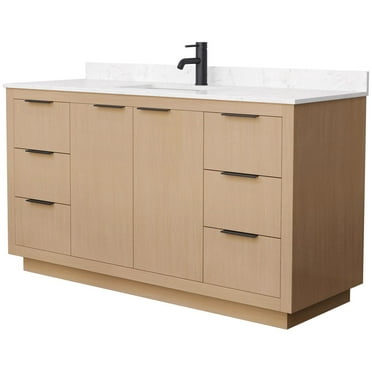 Wyndham Collection Wcf282860s-Vca-Unsmxx Maroni 60" Free Standing Single Basin Vanity Set