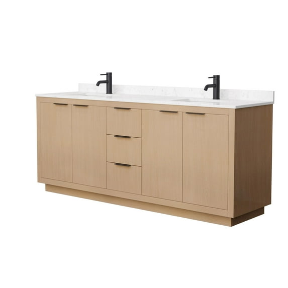 Wyndham Collection Wcf282880d-Vca-Unsmxx Maroni 80" Free Standing Double Basin Vanity Set