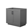 thumbnail image 1 of Wyndham Collection WCF292936SGBCXSXXMXX Miranda 36" Single Free Standing Vanity Cabinet, 1 of 7