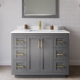 thumbnail image 1 of Wyndham Collection WCF292942SGGWCUNSM34 Miranda 42" Free Standing Single Basin Vanity Set, 1 of 7