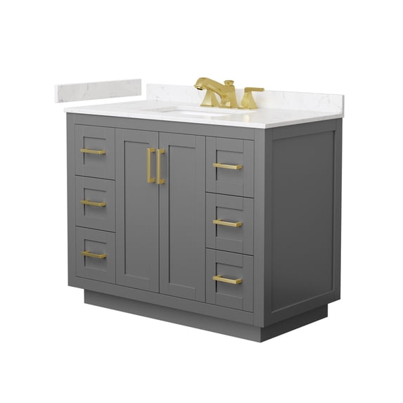 Wyndham Collection Wcf2929-42S-Vca-Us3mxx Miranda 42" Free Standing Single Basin Vanity
