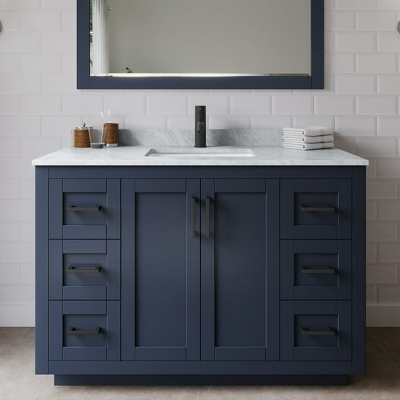 Wyndham Collection Wcf2929-48S-Nat-M46 Miranda 48" Free Standing Single Basin Vanity Set -