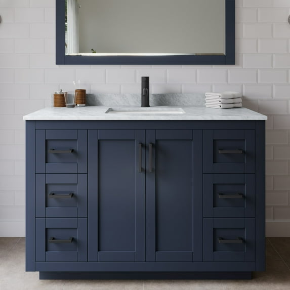 Wyndham Collection WCF292948SBBCMUNSMXX Miranda 48" Free Standing Single Basin Vanity Set