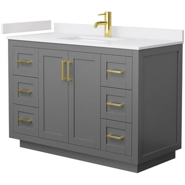 Wyndham Collection Wcf2929-48S-Vca-Mxx Miranda 48" Free Standing Single Basin Vanity Set -