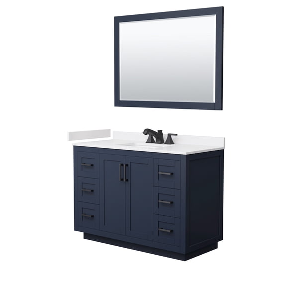 Wyndham Collection Wcf2929-48S-Vca-Us3m46 Miranda 48" Free Standing Single Basin Vanity
