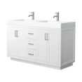 thumbnail image 1 of Wyndham Collection Wcf2929-60D-4Int-Mxx Miranda 60" Free Standing Double Basin Vanity Set, 1 of 7