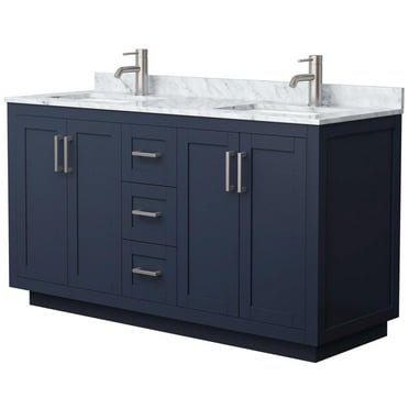 Wyndham Collection Wcf2929-60D-Nat-Mxx Miranda 60" Free Standing Double Basin Vanity Set -
