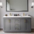 thumbnail image 1 of Wyndham Collection WCF292960DGGWCUNSMXX Miranda 60" Free Standing Double Basin Vanity Set, 1 of 7