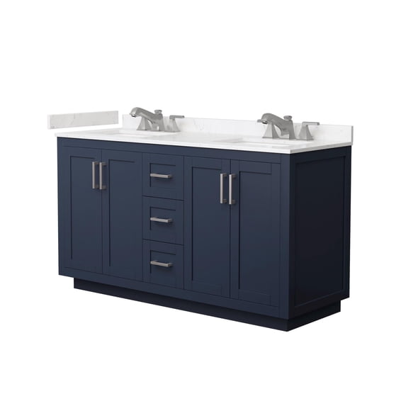 Wyndham Collection Wcf2929-60D-Vca-Us3mxx Miranda 60" Free Standing Double Basin Vanity