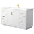 thumbnail image 1 of Wyndham Collection Wcf2929-60S-1Int-Mxx Miranda 60" Free Standing Single Basin Vanity Set, 1 of 7