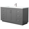 thumbnail image 1 of Wyndham Collection Wcf2929-60S-1Int-Mxx Miranda 60" Free Standing Single Basin Vanity Set, 1 of 7
