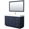 thumbnail image 1 of Wyndham Collection Wcf2929-60S-4Int-M58 Miranda 60" Free Standing Single Basin Vanity Set, 1 of 7