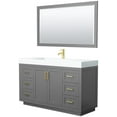 thumbnail image 1 of Wyndham Collection Wcf2929-60S-4Int-M58 Miranda 60" Free Standing Single Basin Vanity Set, 1 of 7