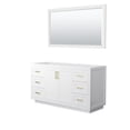 thumbnail image 1 of Wyndham Collection WCF292960SWGCXSXXM58 Miranda 60" Single Free Standing Vanity Cabinet -, 1 of 7