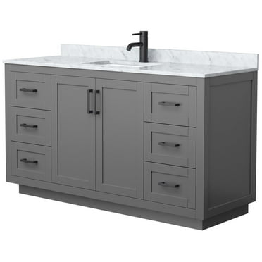 Wyndham Collection Wcf2929-60S-Nat-Mxx Miranda 60" Free Standing Single Basin Vanity Set -