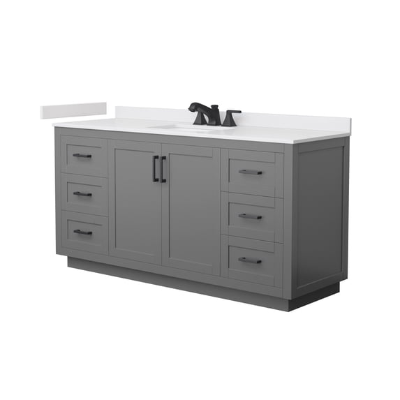 Wyndham Collection Wcf2929-66S-Vca-Us3mxx Miranda 66" Free Standing Single Basin Vanity