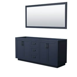 Wyndham Collection Daria 71-in Dark Gray Bathroom Vanity Cabinet Wyndham Collection Daria 71-in Dark Gray Bathroom Vanity Cabinet