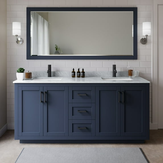 Wyndham Collection WCF292972DBBCMUNSMXX Miranda 72" Free Standing Double Basin Vanity Set
