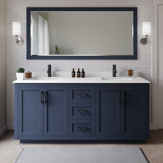 Wyndham Collection WCF292972DBBWCUNSMXX Miranda 72" Free Standing Double Basin Vanity Set