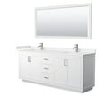 thumbnail image 1 of Wyndham Collection Wcf2929-80D-Vca-M70 Miranda 80" Free Standing Double Basin Vanity Set -, 1 of 7