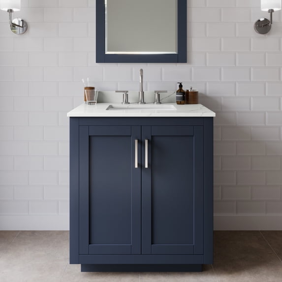 Wyndham Collection WCF292930SBNGTUS3MXX Miranda 30" Free Standing Single Basin Vanity Set