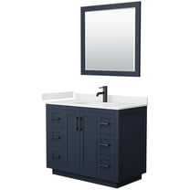 Wyndham Collection Wcf292942s-Qtz-Unsm34 Miranda 42" Free Standing Single Basin Vanity Set