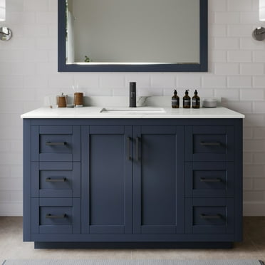 Wyndham Collection Wcf292954s-Qtz-Unsm46 Miranda 54" Free Standing Single Basin Vanity Set