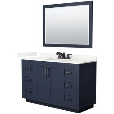 Wyndham Collection Wcf292954s-Qtz-Us3m46 Miranda 54" Free Standing Single Basin Vanity Set