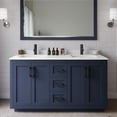 thumbnail image 1 of Wyndham Collection WCF292960DBBWQUNSM58 Miranda 60" Free Standing Double Basin Vanity Set, 1 of 7