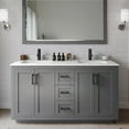 thumbnail image 1 of Wyndham Collection WCF292960DGBGTUNSMXX Miranda 60" Free Standing Double Basin Vanity Set, 1 of 7